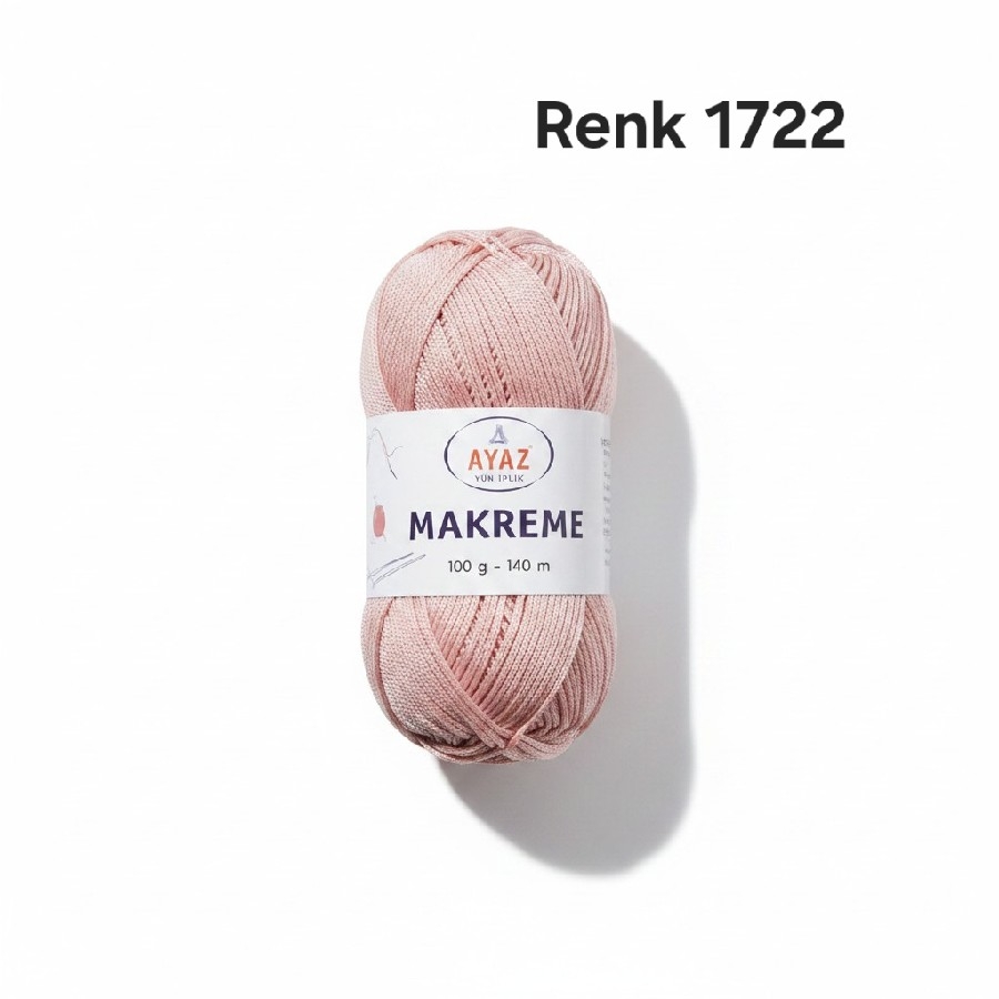 AYAZ MAKROME İPİ RENK 1722 PUDRA