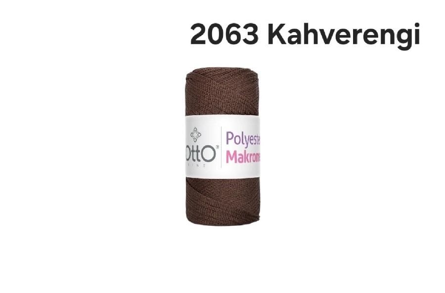OTTO POLYESTER MAKROME İPİ RENK 2063 KAHVERENGİ
